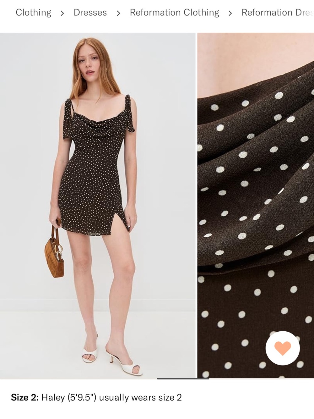 NWT Reformation Dorsia Dress - Picture 2 of 6
